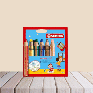 STABILO Woody 3 en 1 – Boite de 6 original