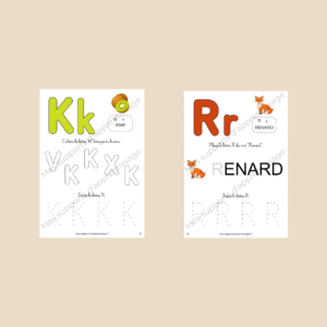 L’ALPHABET dès 3 ans