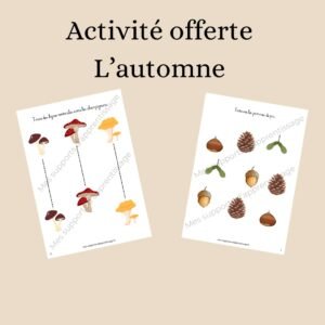 Activité offerte : L&rsquo;Automne