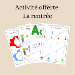 Activité offerte La rentrée